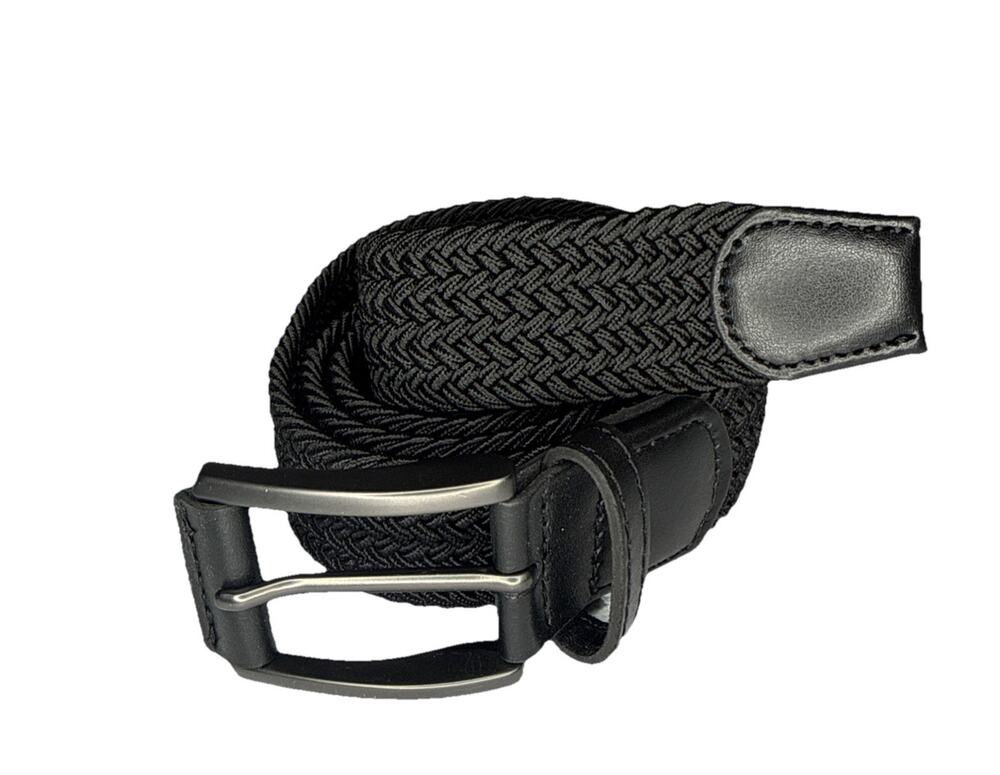Men's Stretch Belt Braided Belt No Holes Adjustable
